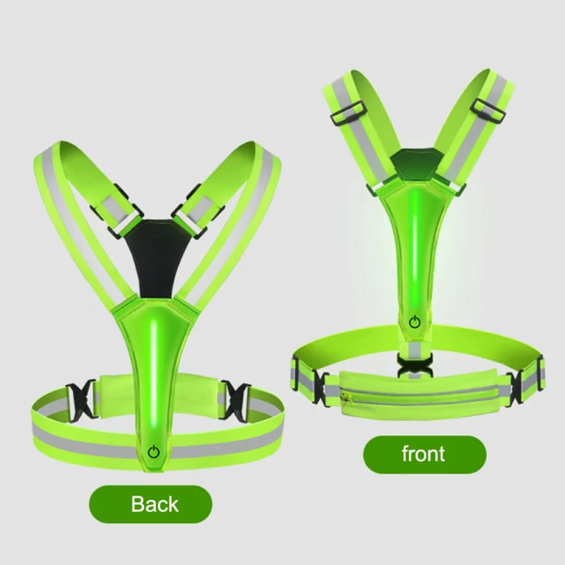 We Fetch Urban™ LED Reflective Vest for Walking, Running, Cycling, Biking. Adjustable for Men Women Kids - Image 3